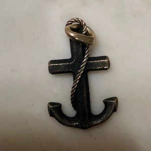 David Yurman anchor pendant
